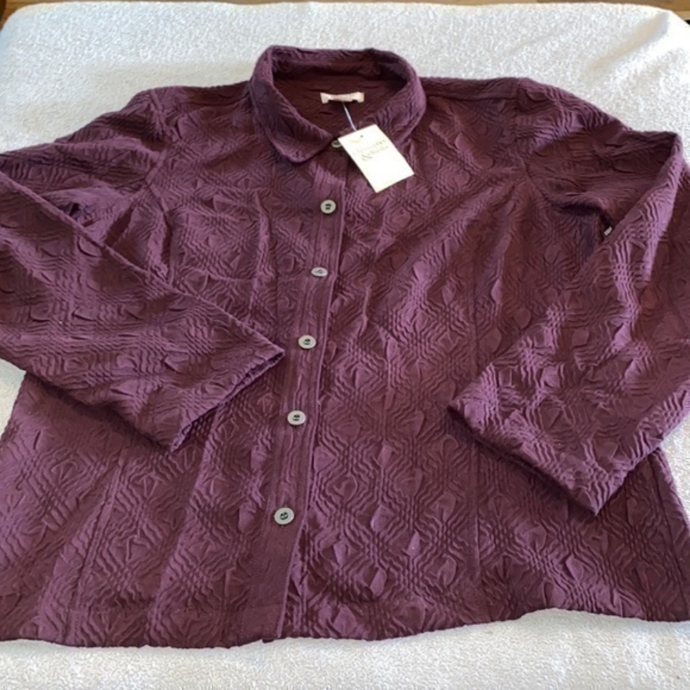 Christopher and banks women’s button down blouse size extra large 🆕
